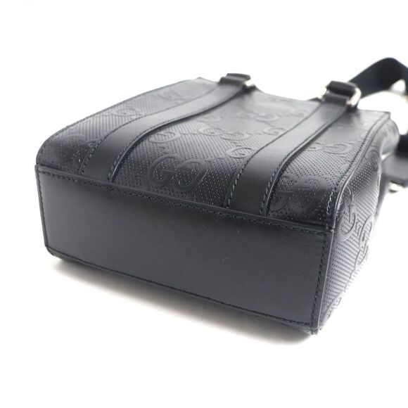 Gucci GG Embossed 2WAY Leather Mini Tote Bag - Picture 4 of 4